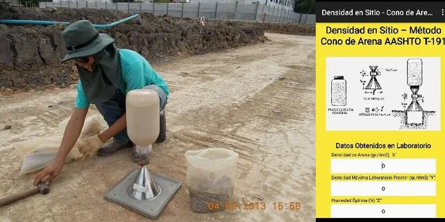 Ensayos in situ en Alto Hospicio